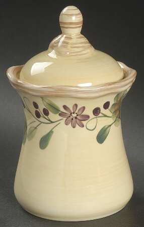 Fruit Bounty Sugar Bowl & Lid