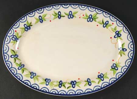 Sommersby 14" Oval Serving Platter