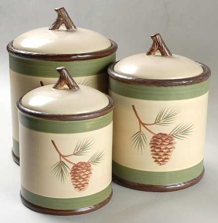 Pine Lodge (3 Piece) Canister Set (Box Set)