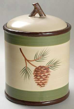 Pine Lodge Large Canister & Lid