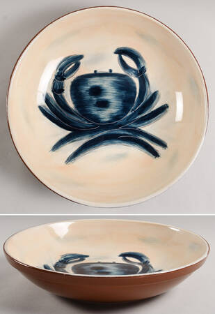 Seafood 13" Pasta Serving Bowl by Pottery Barn China