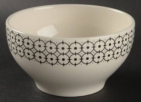 Black and White Soup/Cereal Bowl