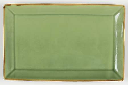 Asian Square Light Green Sushi Plate