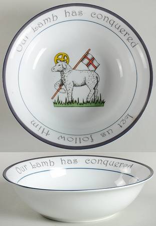 Moravian Blessings 9" Salad Serving Bowl