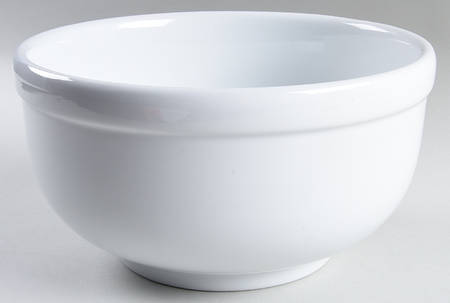 Du Jour White 10" Large Salad Serving Bowl