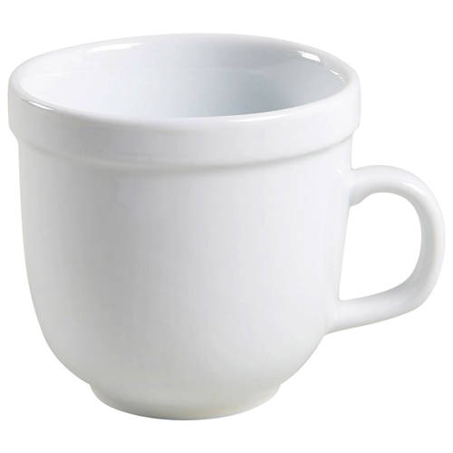 Du Jour White Mug by Pottery Barn China