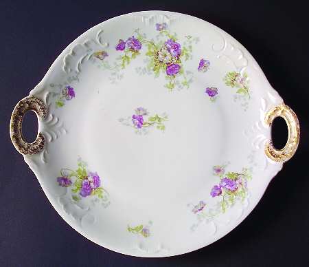 POY590 Handled Cake Plate