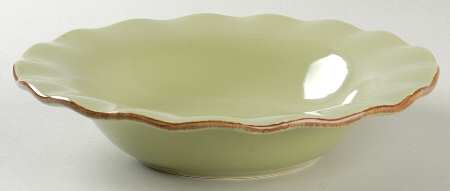 Village Collection Celery Rim Soup Bowl