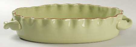 Village Collection Celery 11" Oval Baker