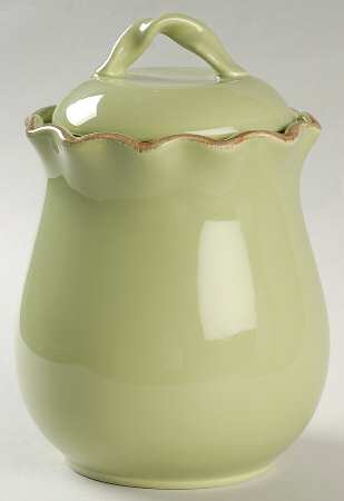 Village Collection Celery Small Canister & Lid