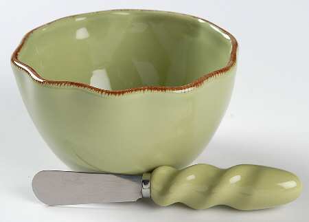 Village Collection Celery Dip Bowl & Spreader Set