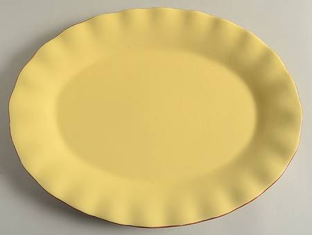 Village Collection Butter 14" Oval Serving Platter