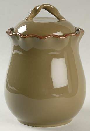 Village Collection Olive Small Canister & Lid