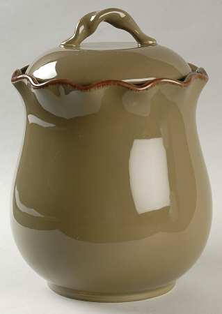 Village Collection Olive Large Canister & Lid