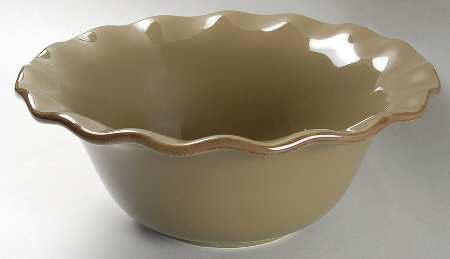 Village Collection Olive 10" Round Vegetable Bowl