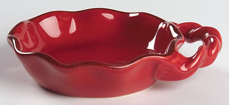 Village Collection Persimmon Spoon Rest/Holder (Holds 1 Spoon)