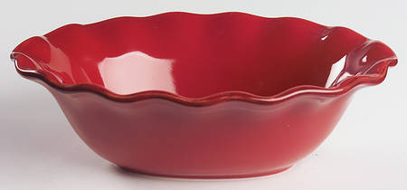 Village Collection Persimmon 10" Oval Vegetable Bowl