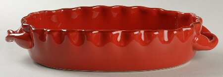 Village Collection Persimmon 11" Oval Baker
