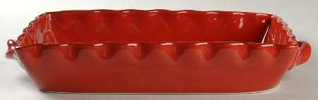 Village Collection Persimmon 13"  Rectangular Baker