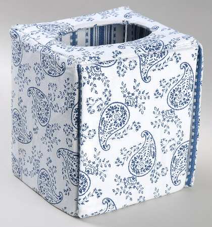 Newport Square Cloth Tissue Box Cover