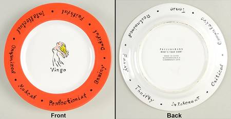 What's Your Sign? Salad Plate