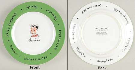 What's Your Sign? Salad Plate
