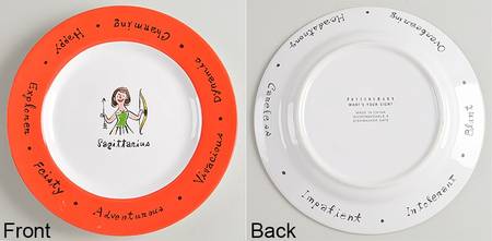 What's Your Sign? Salad Plate