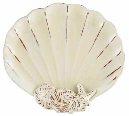 Sea Breeze 13" Shell Shape Platter