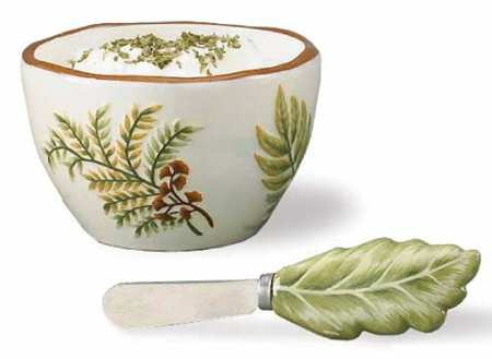 Botanica Dip Bowl & Spreader Set