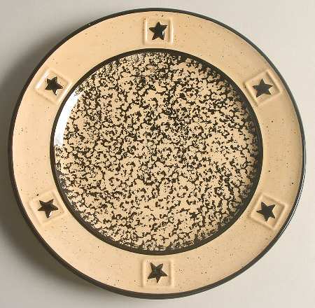Black Star Salad Plate