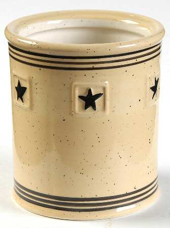 Black Star Sugar Bowl No Lid
