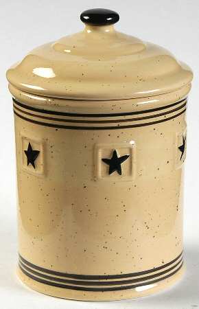 Black Star Sugar Bowl & Lid
