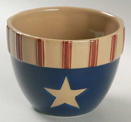 Stars and Stripes Dip Bowl (for Dip and Spreader)