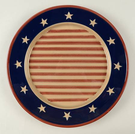 Stars and Stripes 14" Chop Plate (Round Platter) by Park Designs