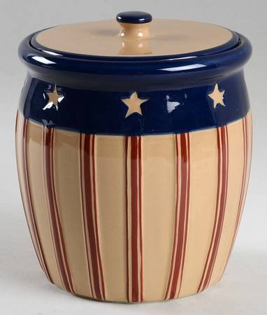 Stars and Stripes Small Canister & Lid
