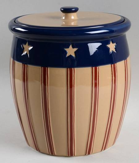 Stars and Stripes Large Canister & Lid