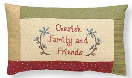 Sentiments 10" X 5" Rectangular Pillow