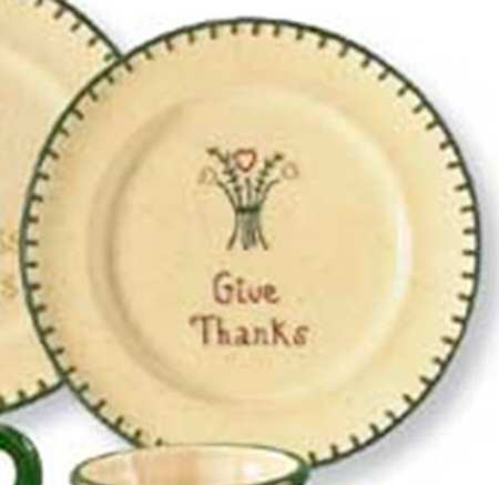 Sentiments Salad Plate