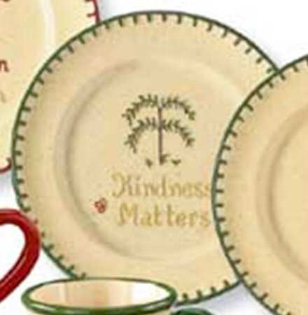 Sentiments Salad Plate