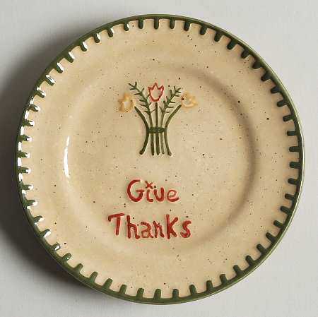 Sentiments Bread & Butter Plate