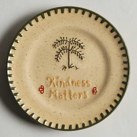 Sentiments Bread & Butter Plate