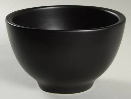 Modern Ebony Coupe Cereal Bowl
