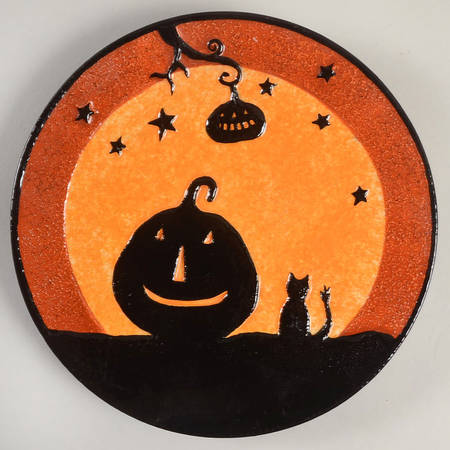 Halloween Night Salad/Dessert Plate