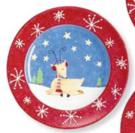 Reindeer Games Salad/Dessert Plate
