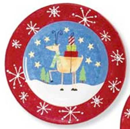 Reindeer Games Salad/Dessert Plate