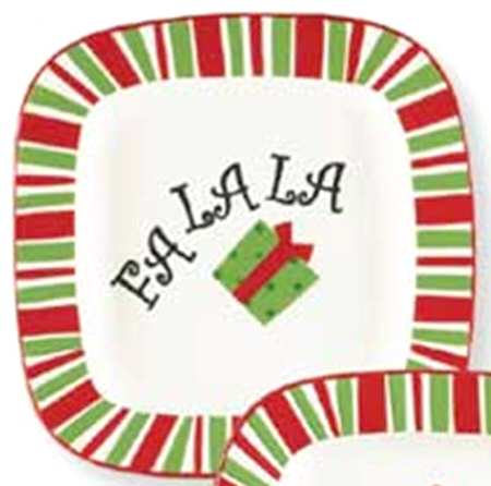 Wrap It Up Square Salad/Dessert Plate