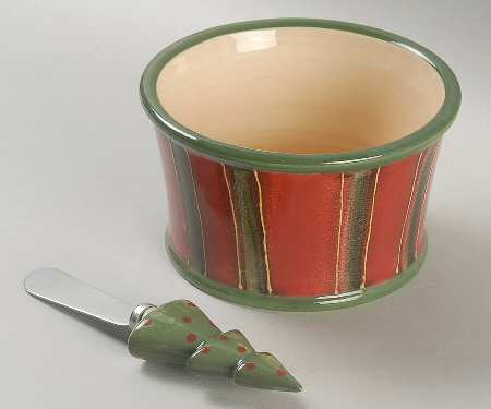 Santa, My Friend Dip Bowl & Spreader Set