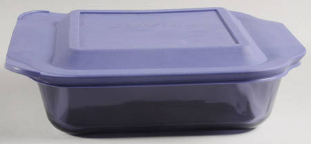 Originals Amethyst 8" Square Baker & Plastic Lid