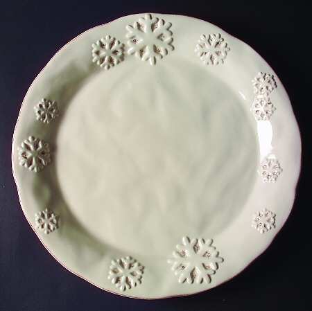 Verry Merry Vanilla 14" Chop Plate (Round Platter)