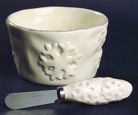Verry Merry Vanilla Dip Bowl & Spreader Set